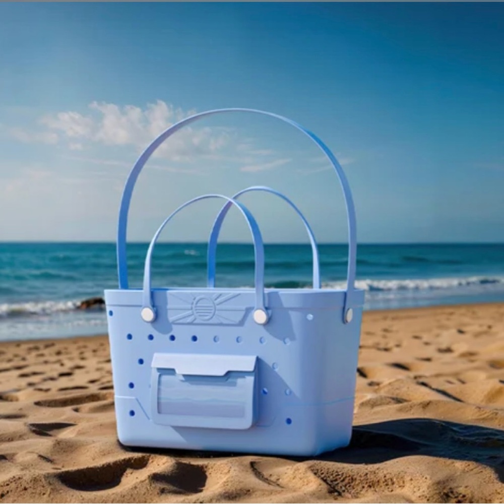 Stylish Blue Beach Tote